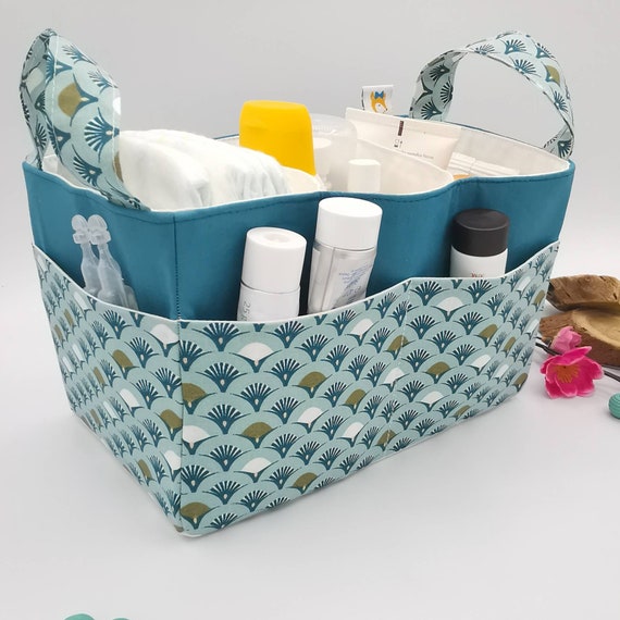 Basket Baby Storage Changing Table Organizer Etsy