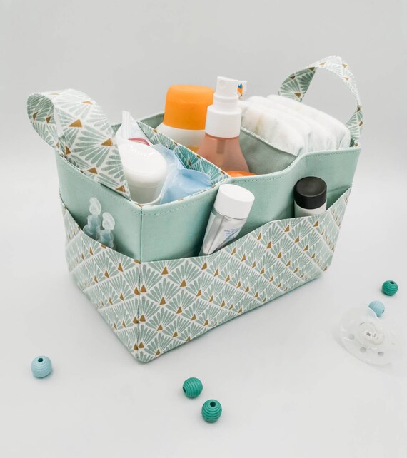 Panier Organisateur De Table A Langer Rangement Bebe Etsy