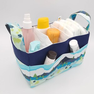 WIYETY Organisateur à Suspendre Pour Table à Langer - Multi-compartiments, Vert - Accessoire Pratique Pour Bébé