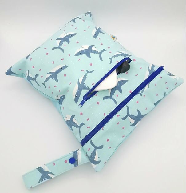 Lot De 3 Sacs à Couches Bébé Lavables Imperméables - Style Pastoral Oie Kaki, Organisateur Voyage Et Plage
