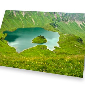 Carte photo/carte de vœux Schrecksee, Allgäu