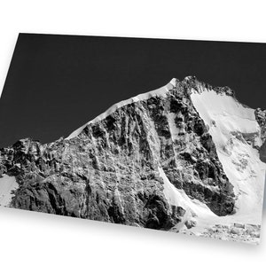 Cartão fotográfico/cartão de felicitações - Piz Bernina East Face