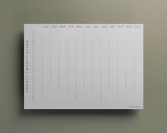 2027 Large Wall Planner, B2 Size