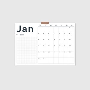 A3 Wall Calendar Sheets Start Any Month Monthly Planner - Etsy UK