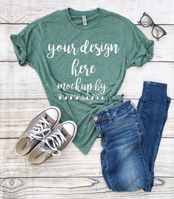 T Shirt Mockup Mockup Design Mockup Flat Lay Next Level Etsy