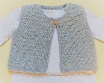 Baby Crochet Gilet Etsy Baby Crochet Gilet Etsy
