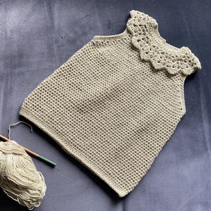 Crochet Pattern - Sleeveless top 3 months-6 years