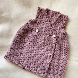 Crochet Pattern - Summer Dress 3mnths-6years Linita Dress