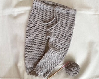 Patrón de crochet, leggings para recién nacidos de bebé a niño pequeño (shorts, pantalones, pantalones)