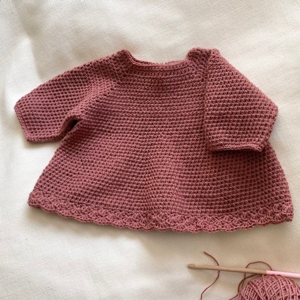 Crochet Pattern - Baby Toddler Top Little Millie