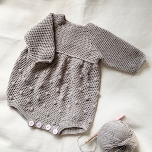 Crochet Pattern - Romper- Little Dotty Romper for baby & toddler