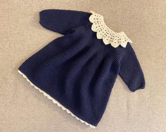 Crochet Pattern - 3 months to 6 years Dress- Stella Dress