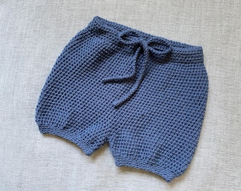 Patrón de ganchillo, pantalones cortos/pantalones