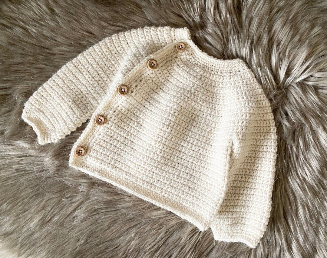 Easy Crochet Pattern-cardigan-top Newborn-6 Years