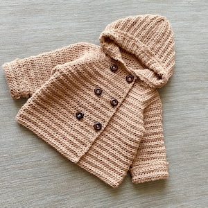 Crochet Pattern - 0 - 6 years Tomi Cardigan/Jacket