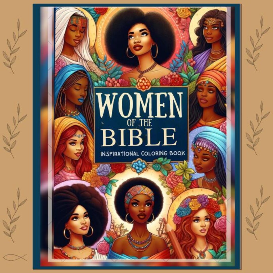 Women Color Scriptures Women of the Bible Coloring Book - Christian Coloring for Adults ...