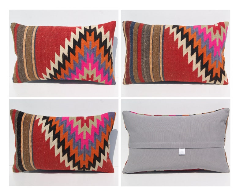 planter gift turquoise wall art 20x14 vintage kilim pillow cover rectangle handmade vintage kilim rug 3 pillow