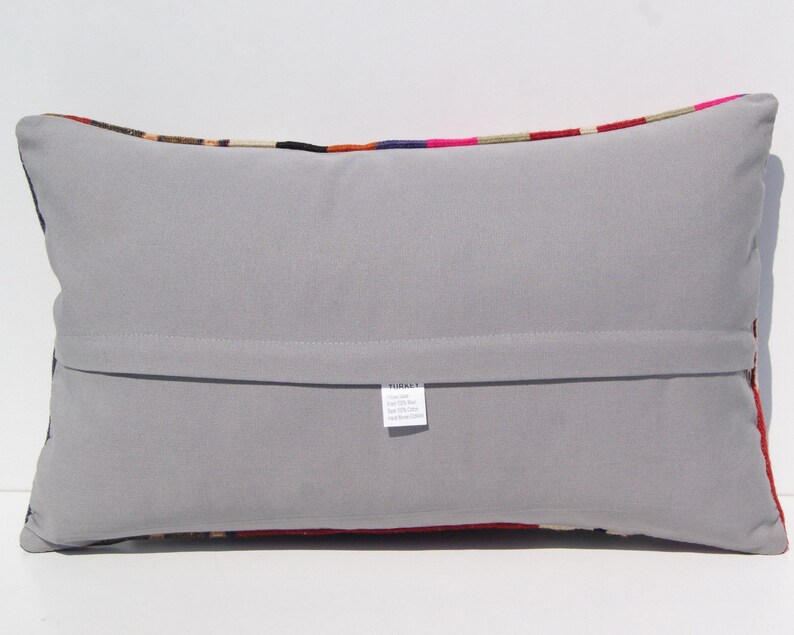 planter gift turquoise wall art 20x14 vintage kilim pillow cover rectangle handmade vintage kilim rug 3 pillow