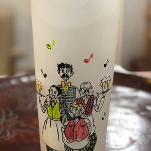 Vintage Gay Fad Hand Painted Martini Pitcher