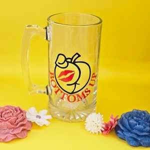 Bottoms Up Beer Mug-25oz