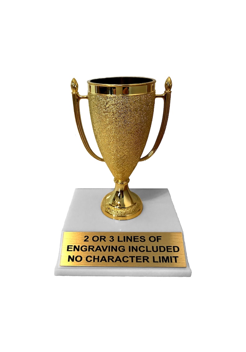 5 Cup Trophy Free Engraving and Shipping image 1