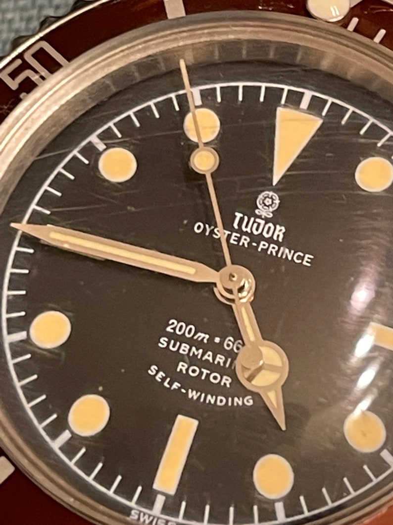 70s VTG Rare Tudor Rolex 7928 Root Beer Submariner Dive Watch - Etsy Canada