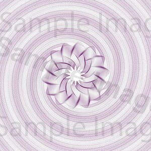 Flower Spiral Fractal Art Print for Home and Office - Inspired by Math and Science