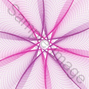 Space Warping Fractal Art Print for Home and Office - Inspired by Math and Science