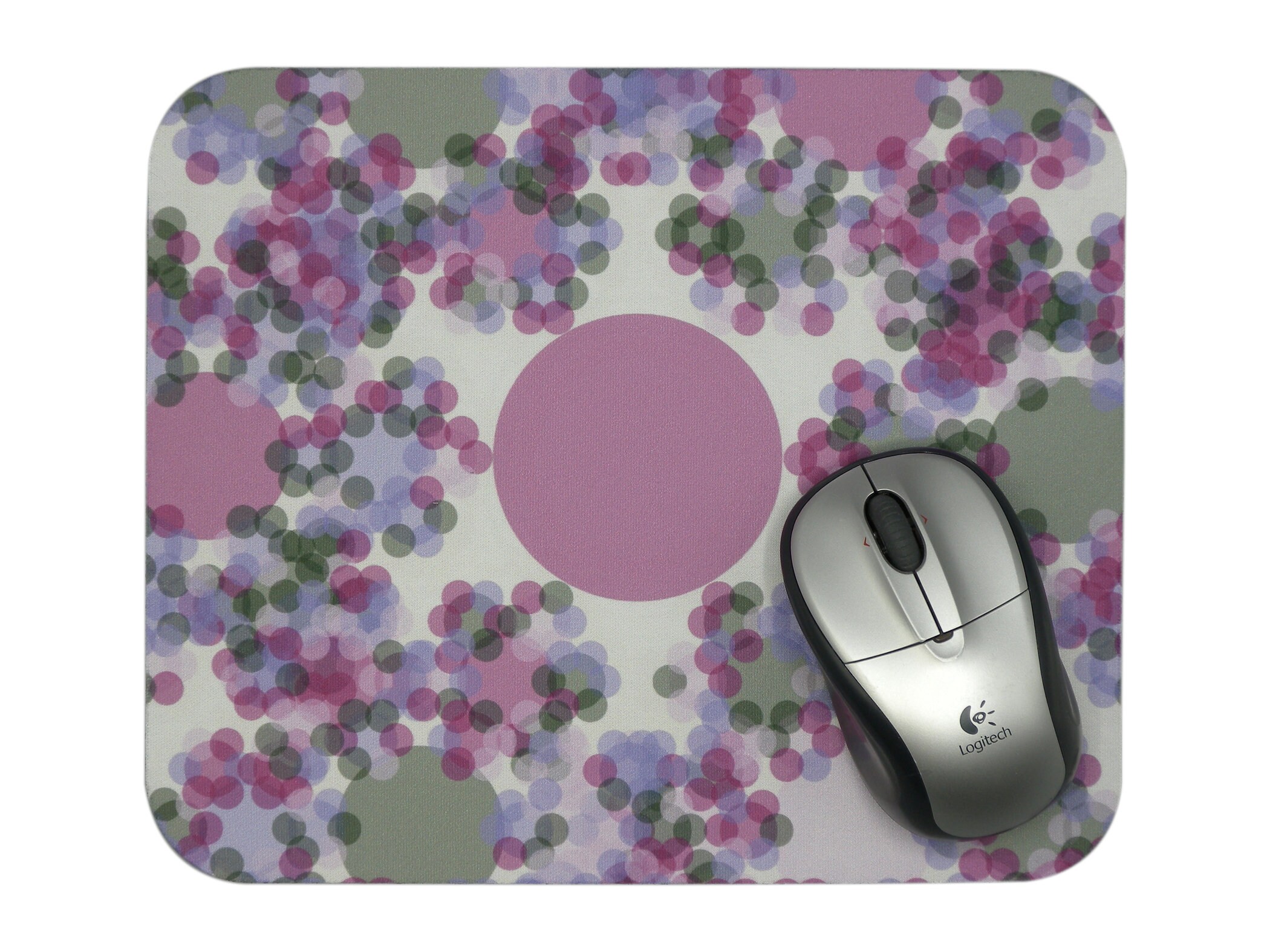 Unique Customized Mouse Pad Circles Around Circles Floral Pattern Etsy.de