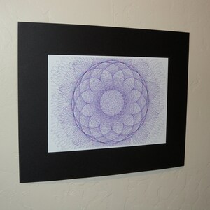 Wild Flower Fractal Art Print for Home and Office - Inspired by Math and Science
