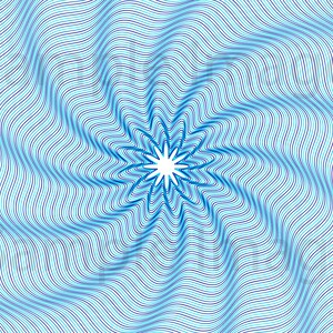 Rippling Star Fractal Art Print for Home and Office - Inspired by Math and Science