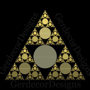 12 Sierpinski Triangle Inspired Digital Prints - Sierpinski Fractals - PNG Files Ready to Download