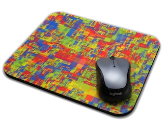 Fractal Mouse Pad - Red, Green, and Blue Primary Colors