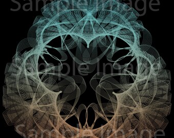 Fractal Lion Art: High-Resolution PNG & JPG (Digital Download)
