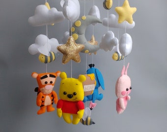 Baby Mobile Winnie The Pooh Etsy