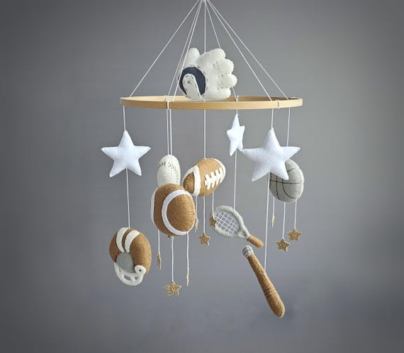football helmet baby mobile Levtex Fiona Musical Crafted from military How to upgrade your football