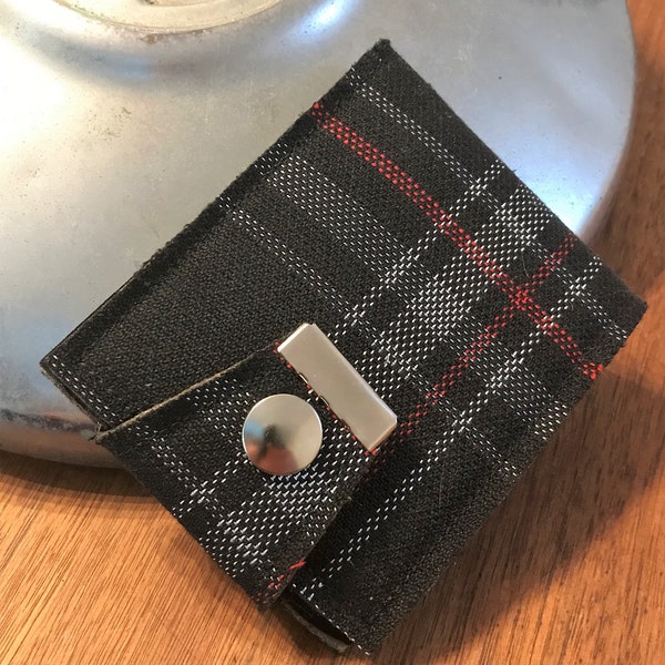 GTi Plaid |  up-cycled wallet