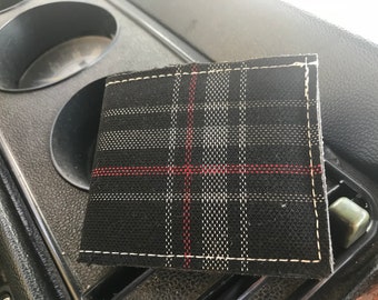 GTi plaid |  up-cycled wallet