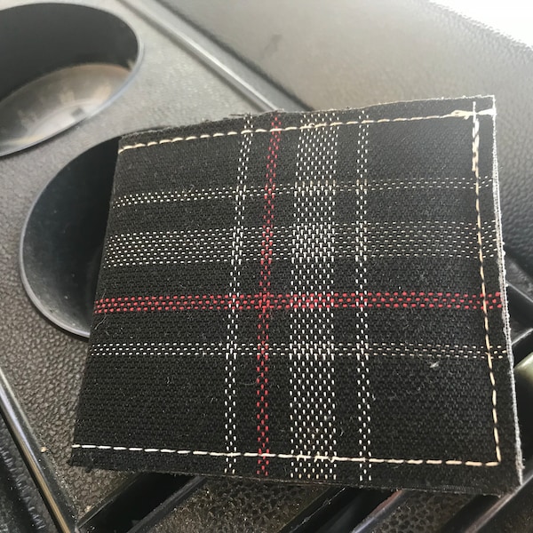 GTi plaid |  up-cycled wallet