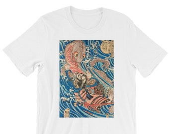 Japanese Ukiyo-e Art Print T-Shirt Utagawa Kuniyoshi #32