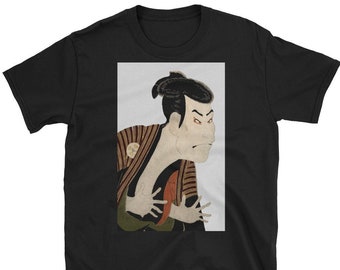 Japanese Ukiyo-e T shirt (Ōtani Oniji by Sharaku) Short-Sleeve Unisex T-Shirt
