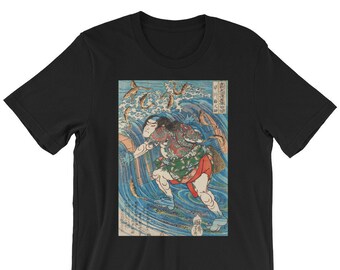 Japanese Ukiyo-e Art Print T-Shirt Utagawa Kuniyoshi #17
