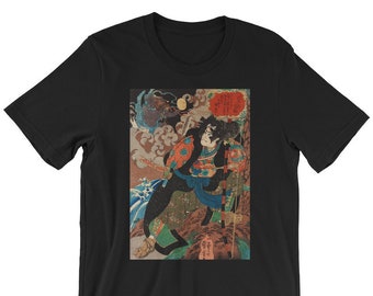 Japanese Ukiyo-e Art Print T-Shirt Utagawa Kuniyoshi #29