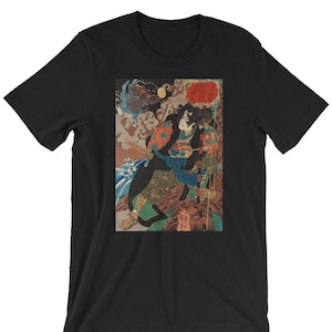 Japanese Ukiyo-e Art Print T-Shirt Utagawa Kuniyoshi #29