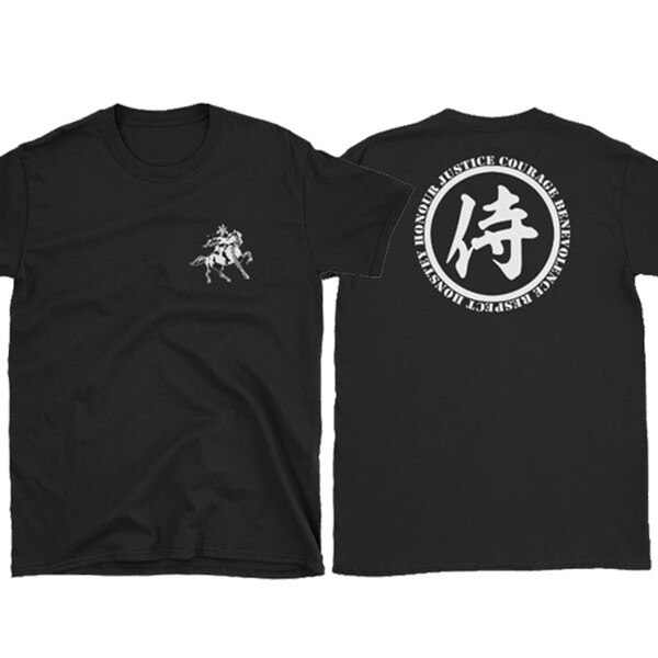 SAMURAI  Bushido code T Shirt