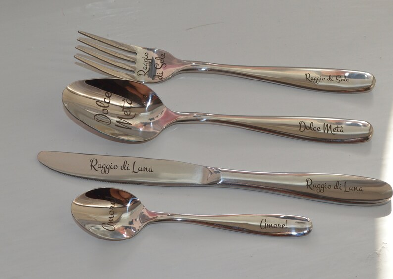 Adult personalised cutlery Stocking filler Teenager gift Etsy