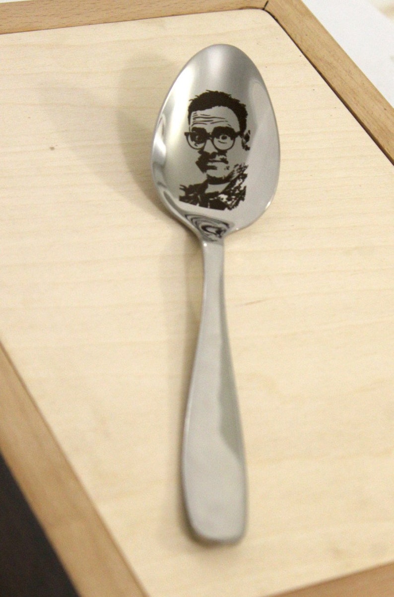 Portrait Engraving Spoon Portrait Engraved Spoon Picture Etsy
