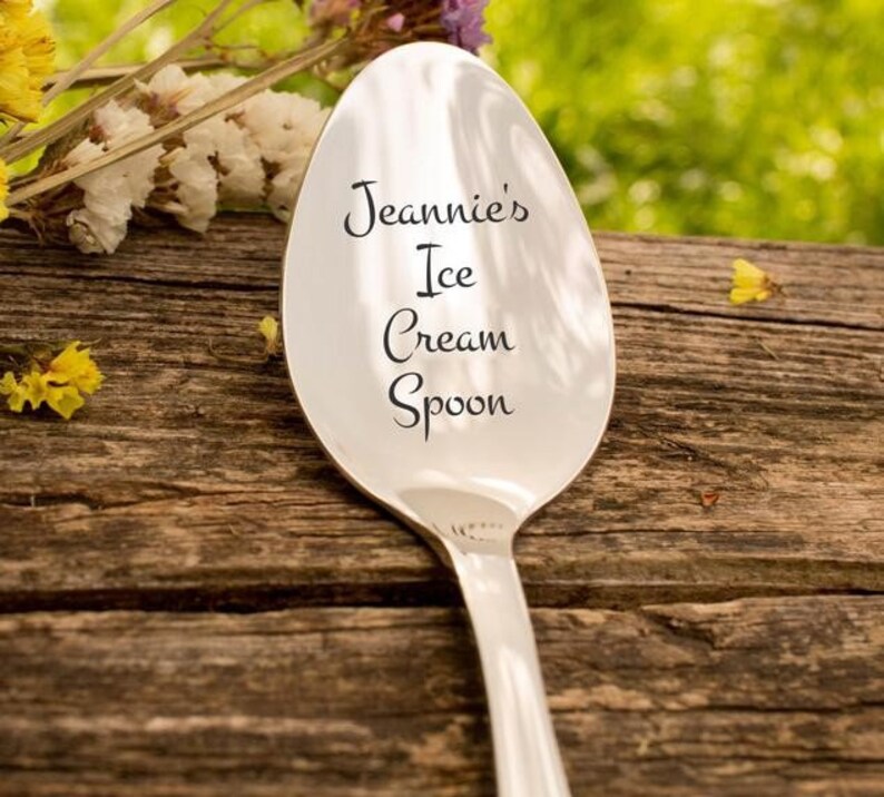 Custom teaspoon Personalized peanut butter spoon custom Etsy