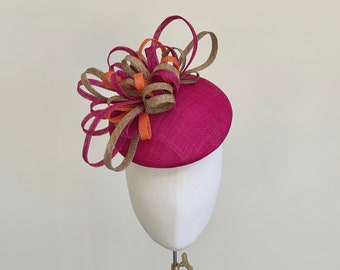 Tangerine Fascinator - Etsy UK