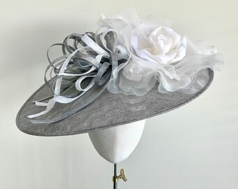 Grey Wedding Hat - Etsy UK